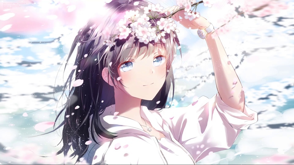 Beautiful Sakura Girl