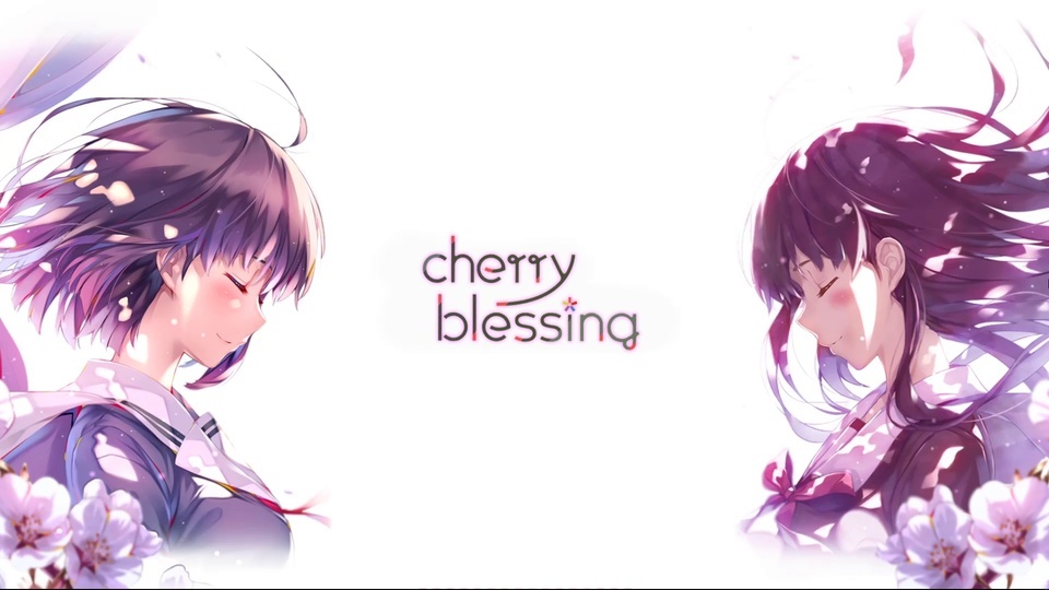 Cherry blossom sisters girl