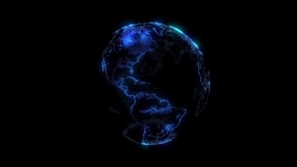 Technology holographic Earth