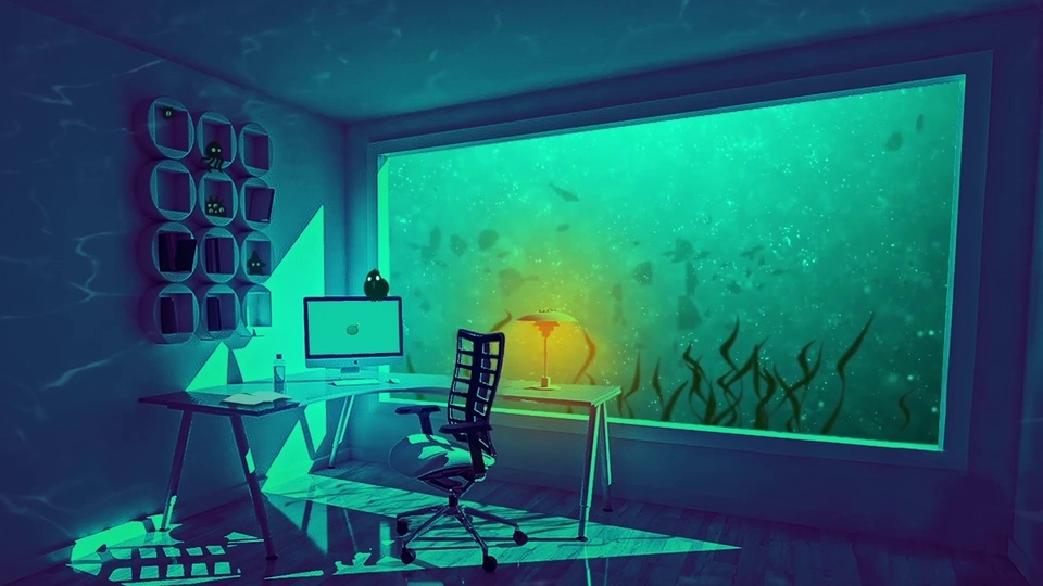 Underwater learning room