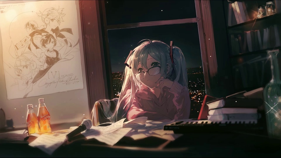 Hatsune Miku lindo quarto