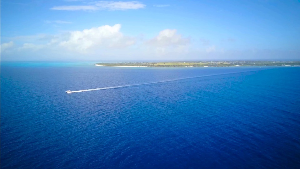 Aerial photography of sea islands