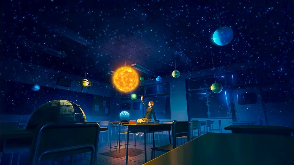 The solar system in the classroom