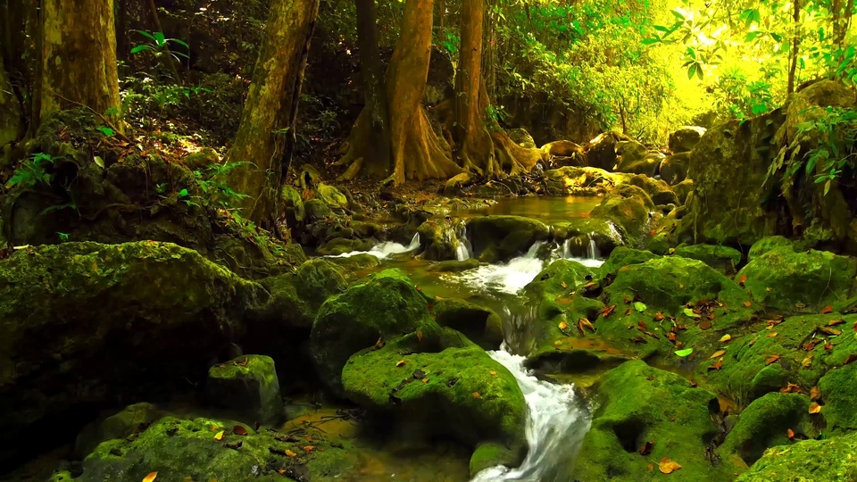 Seamless circulation of mountain springs