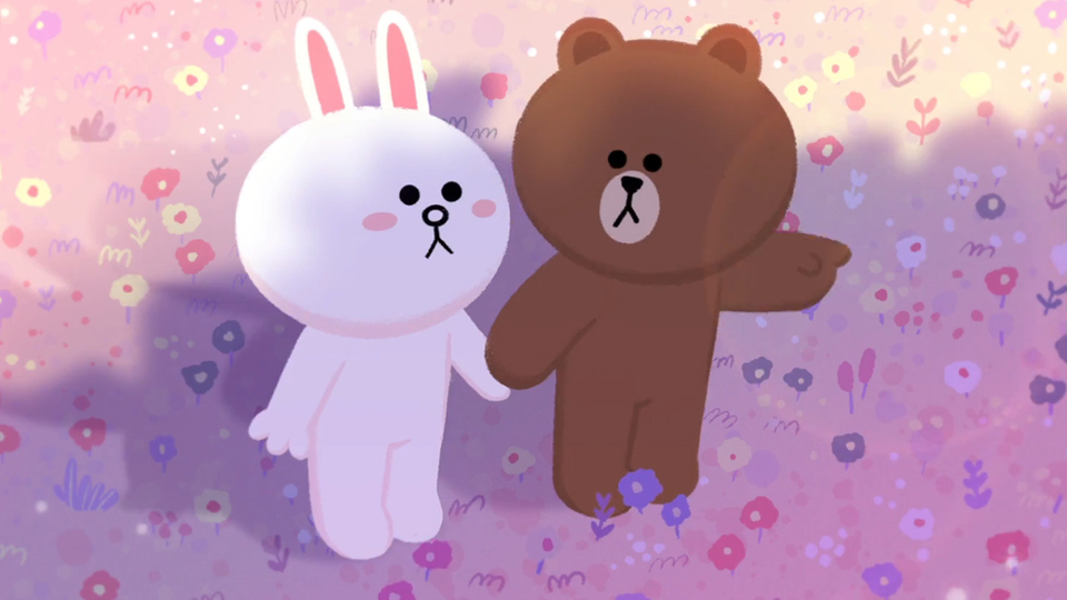 The love between bear and rabbit (super cute video)