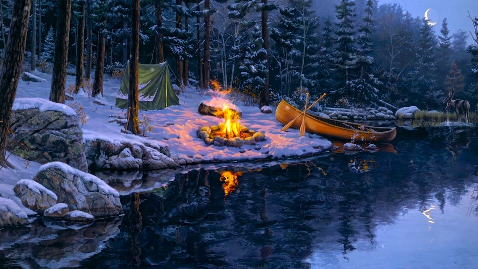 Campamento de invierno