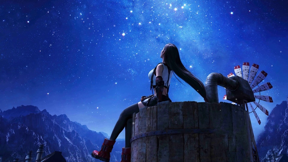 Tifa starry sky live wallpaper