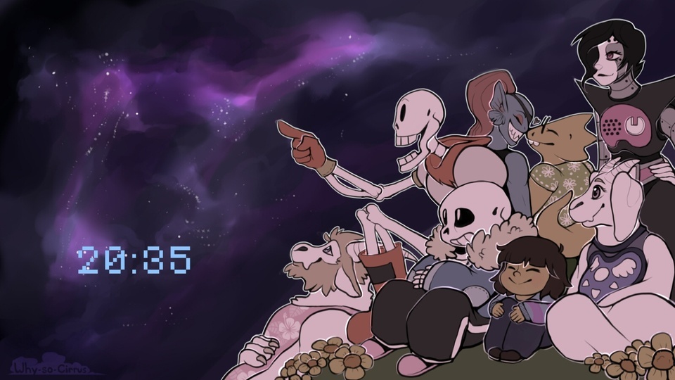 UNDERTALE family portrait