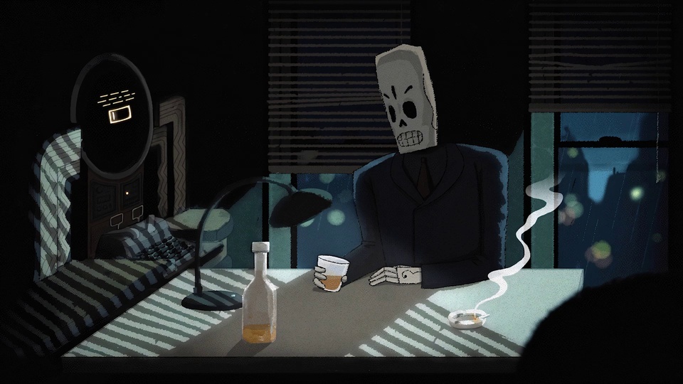 Depressed Mr. Skeleton