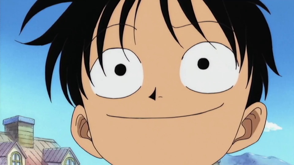 Luffy as a child