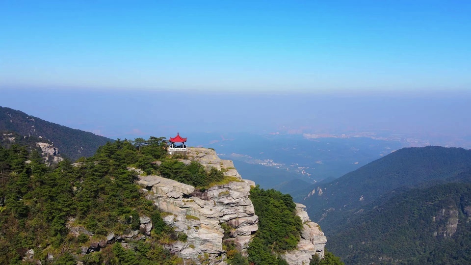 Lushan Guanyunting Aerial Photography 4K