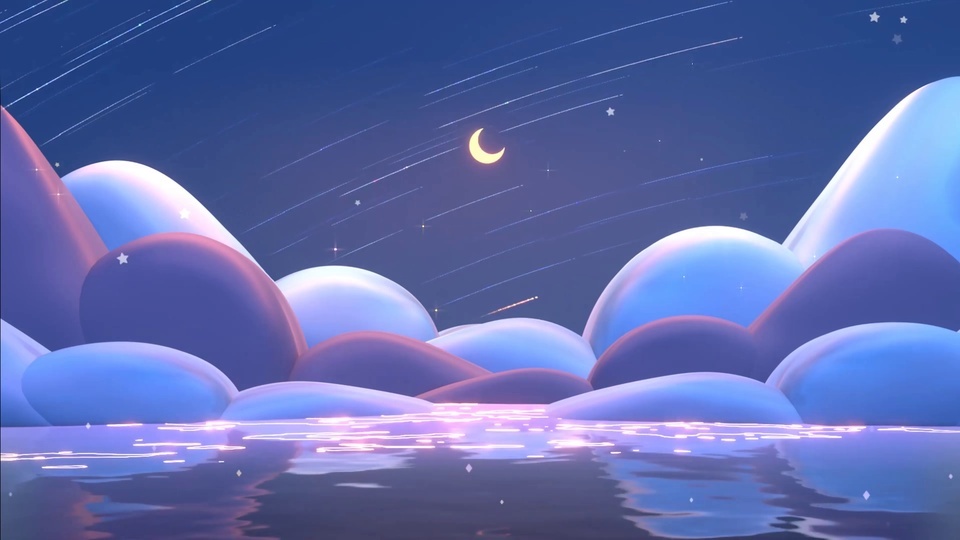 Illustration Moonlight Galaxy