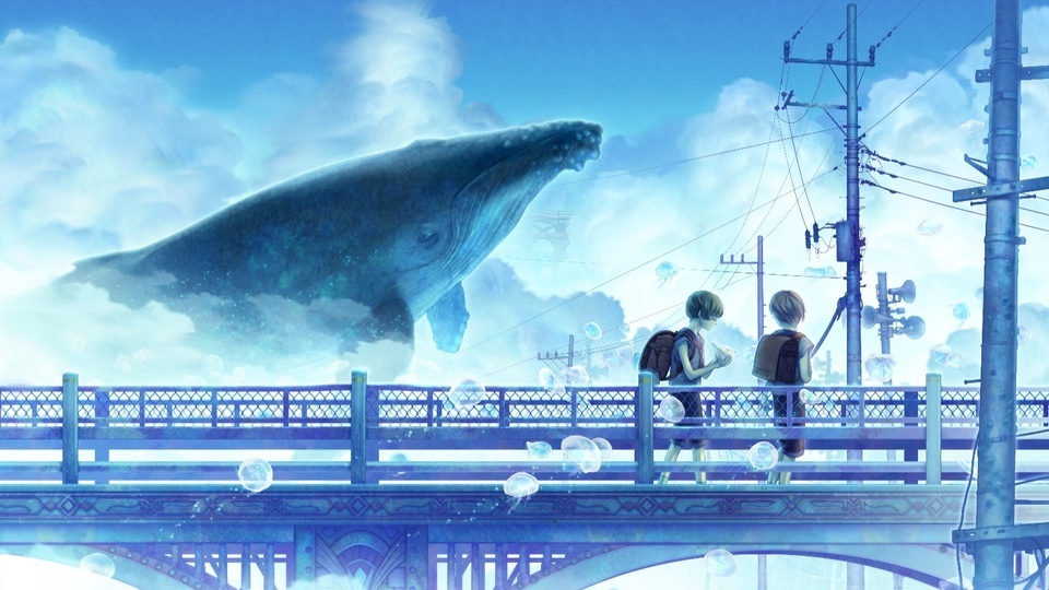 Dream whale sky, home