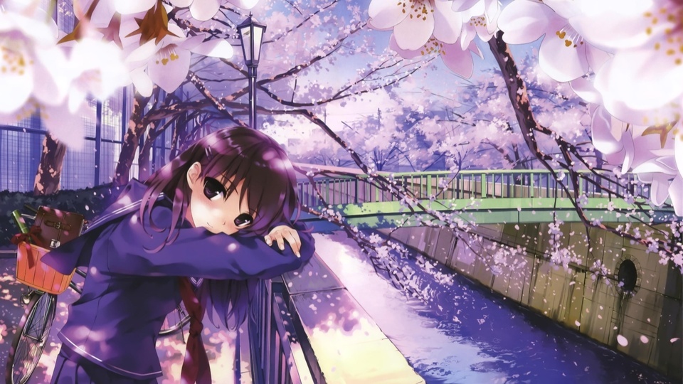 Sakura River Girl