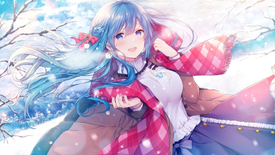 Winter Snow Girl