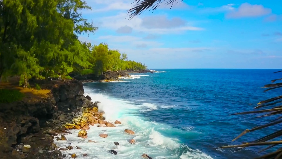 azure blue sea