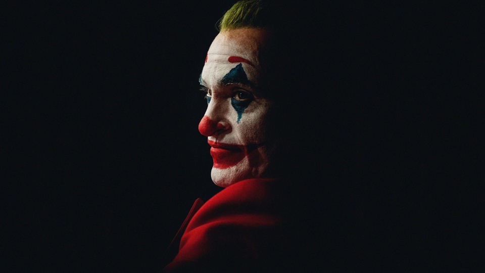 The clown's smile