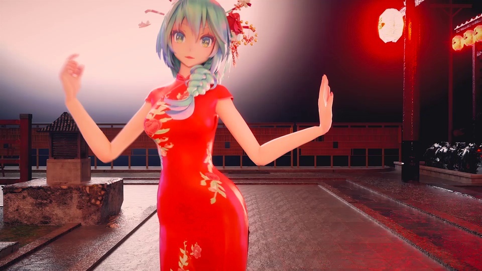 MMD New Year's Hatsune