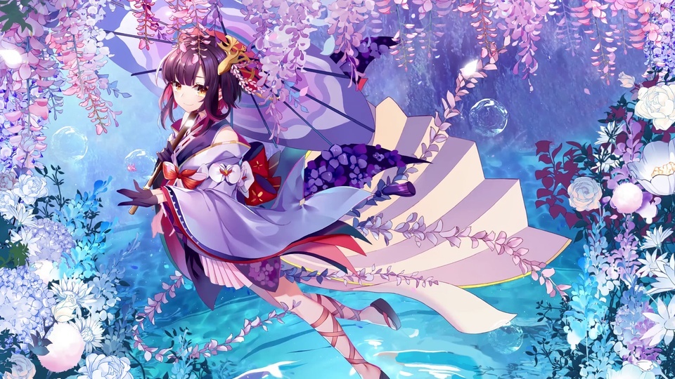 Onmyoji flores de orvalho da manhã