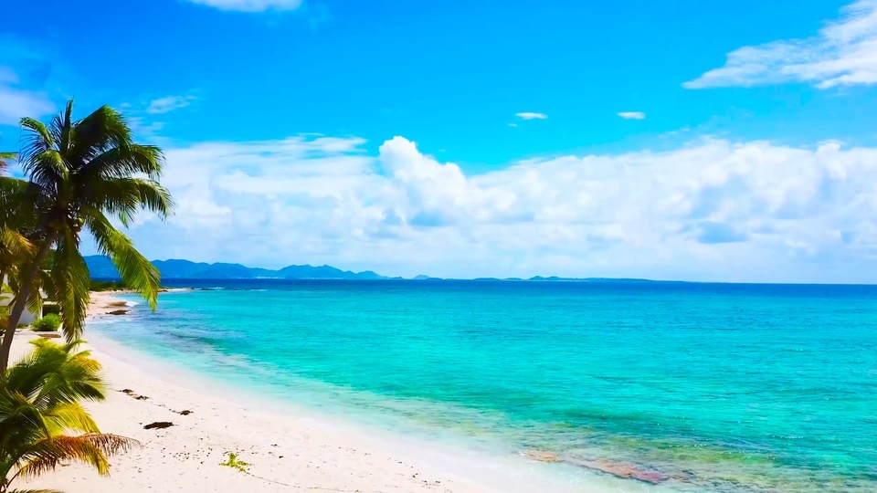 夏威夷沙滩海浪