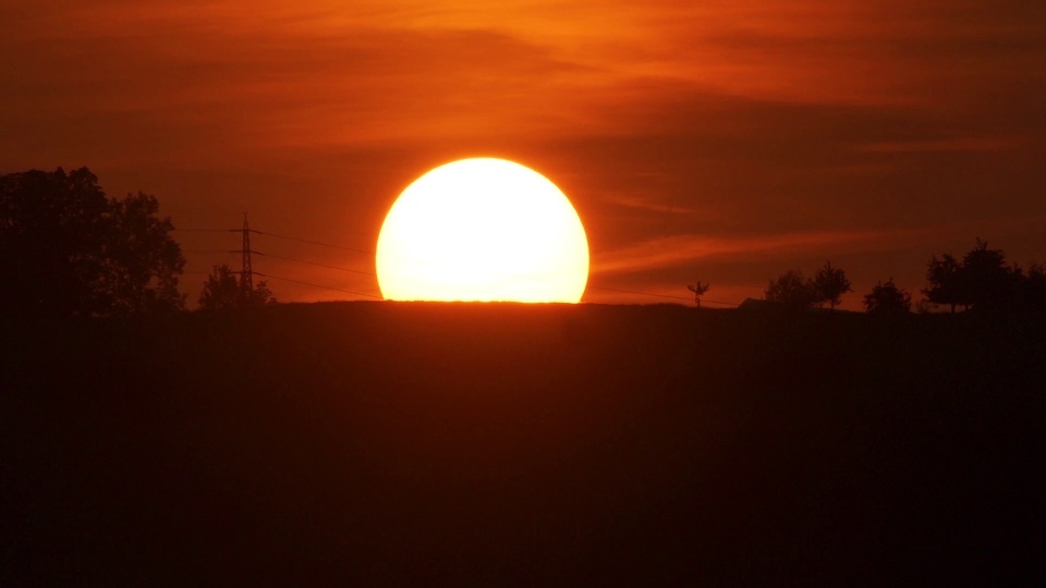 Dinâmica do pôr do sol 4K