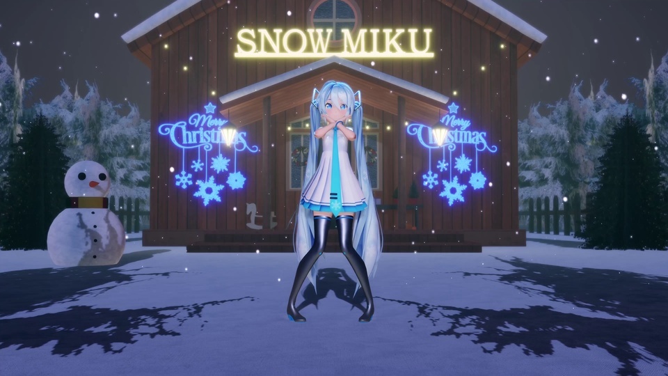 Cute Snow Hatsune