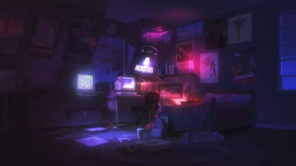 Retro room