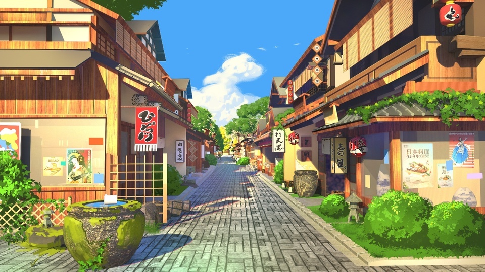 Spring is here, Japanese-style streets