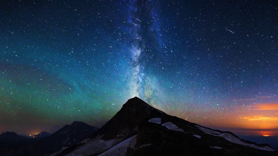 Lindo céu estrelado