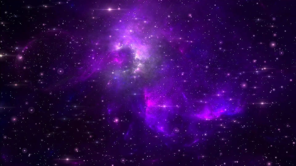 Purple starry sky particle