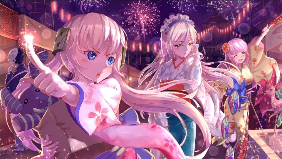 Fireworks and Girls, New Year