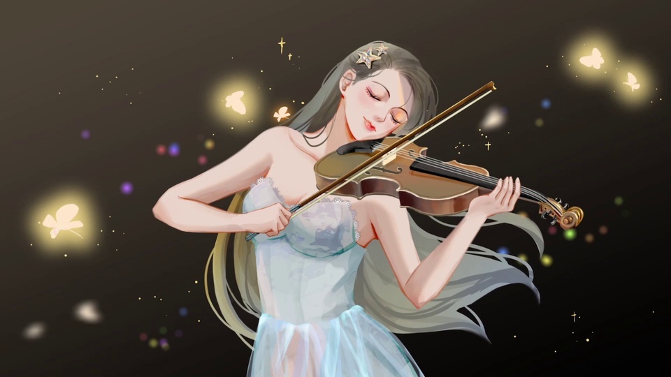 Violin playing