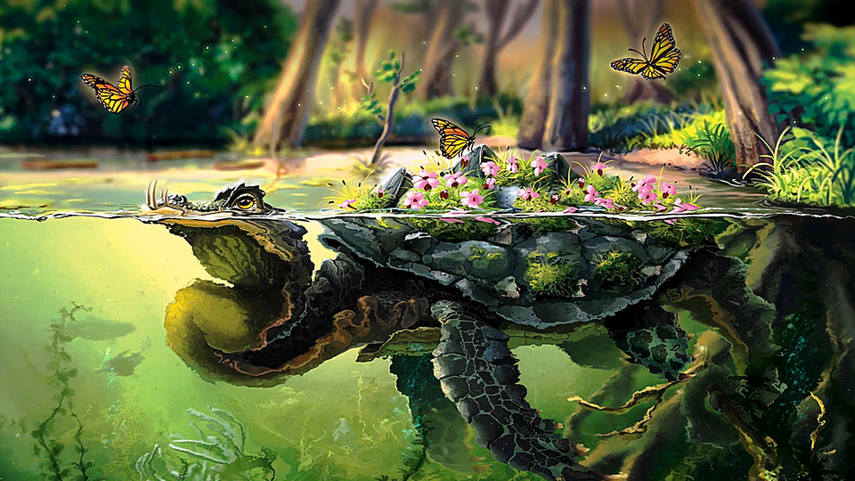 Fantasy Crocodile Turtle~ [Beautiful Atmospheric Edition]