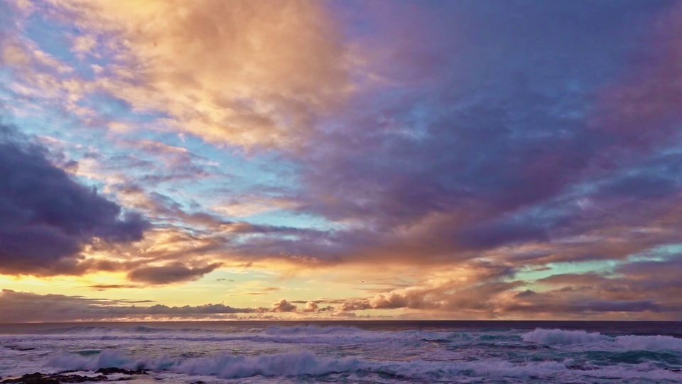 Nubes de colores