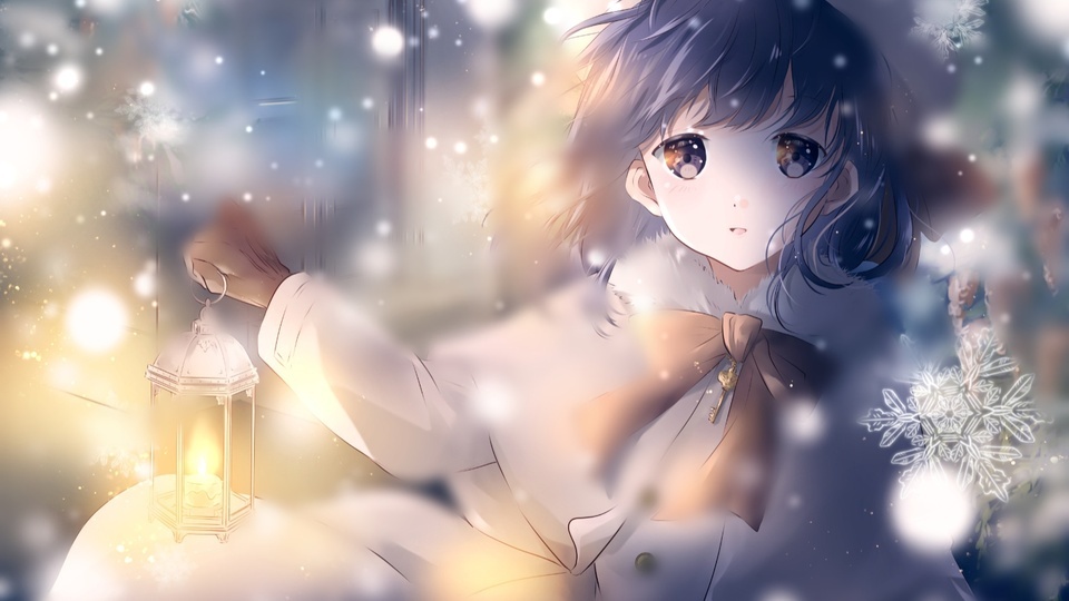 Snow Night Girl