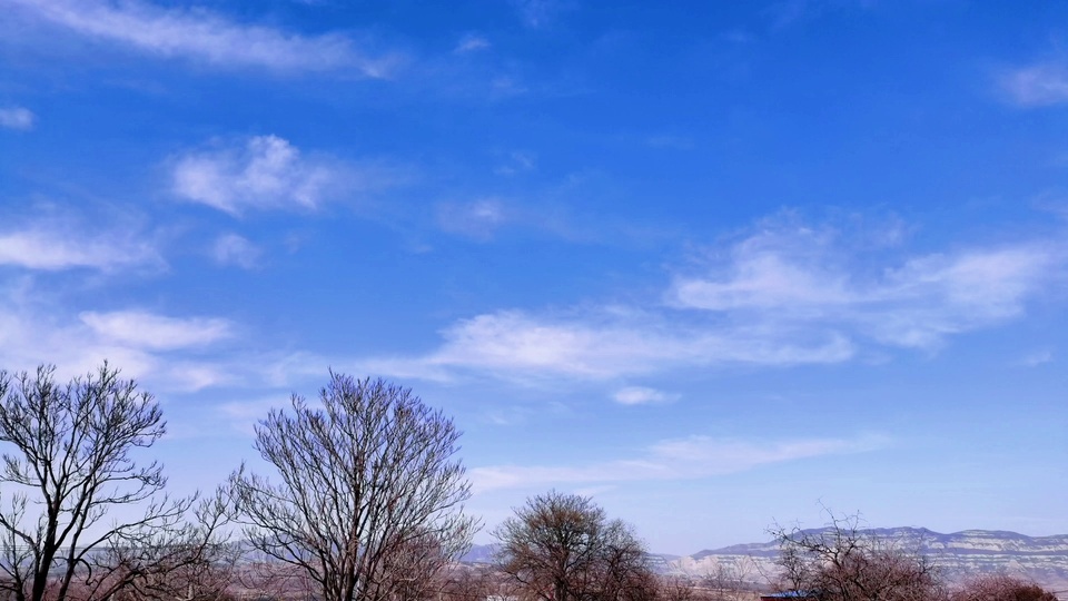 冬日晴空