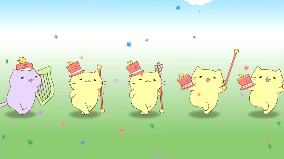 Cute cartoon cat band