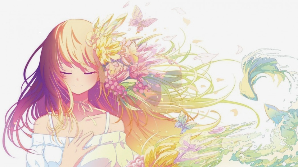 Girl of Flowers