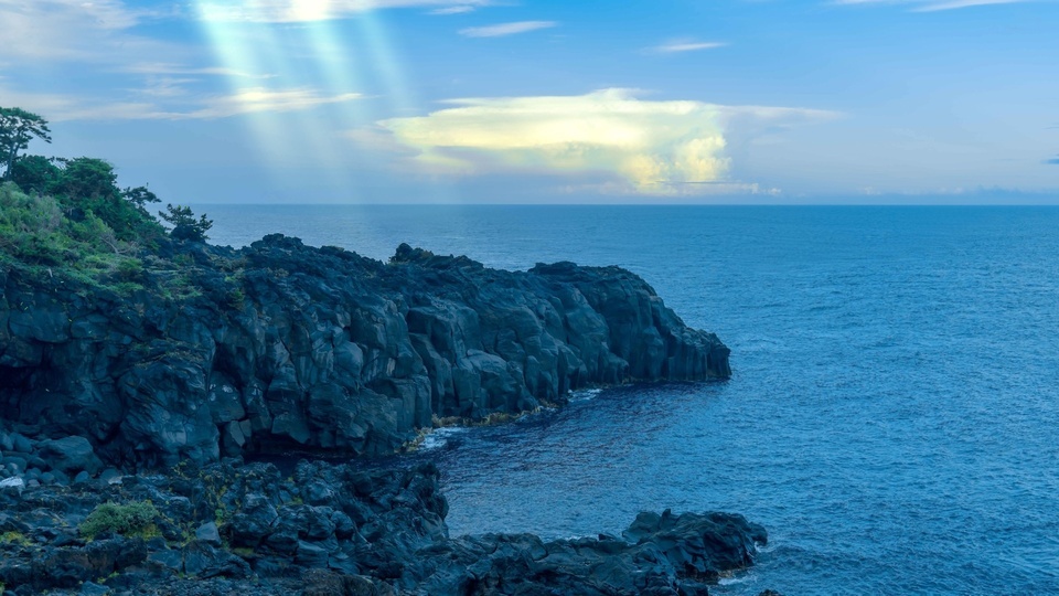 清晨海岸风景