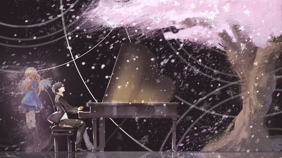 April is your lie, snow effects, sound effects