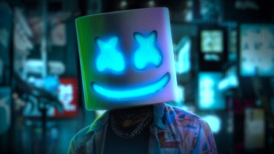 Cyberpunk Smiley Man